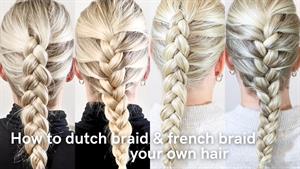 آموزش قیطان فرانسوی در مقابل هلندی موهای خود را ببافید!