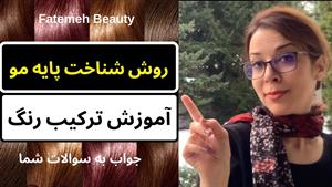 چه رنگهایی با هم ترکیب کنیم چگونه پایه مو رو بشناسیم 