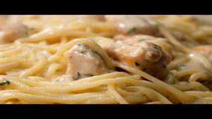 ماکارونی آلفردو مرغ 🤤 دستور تهیه سس اسپاگتی خوشمزه