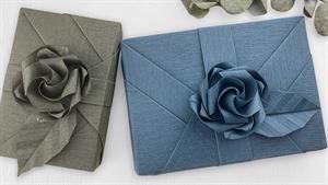 بسته بندی هدیه · ایده های بسته بندی هدیه + گل کاغذی DIY