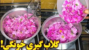 گلاب گیری خانگی / یه کار جذاب توی خونه