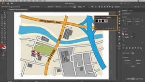  آموزش طراحی نقشه های ساده شده در ایلاستریتور - گرافیسم