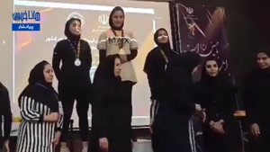 قهرمانی دختران مچ انداز پیرانشهری در مسابقات کشوری