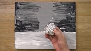 آموزش نقاشی - گوزن در یک روز برفی 