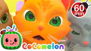 انیمیشن کوکوملون - آهنگ سه بچه گربه کوچک