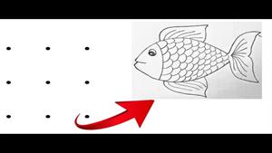 چگونه یک ماهی بکشیم بسیار آسان از 9 نقطه