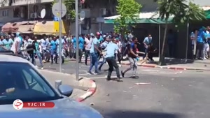 فیلمی از شورش و درگیری در تل آویو