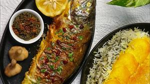 طرز تهیه ماهی شکم پر جنوبی در فر