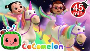 انیمیشن کوکوملون - تکشاخ رنگین کمان