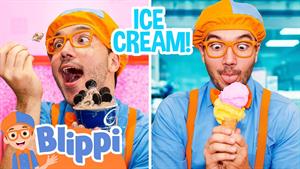 کارتون بلیپی - Blippi بستنی درست می کند! 