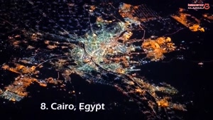 شب های 50 شهر دنیا را از فضا ببینید