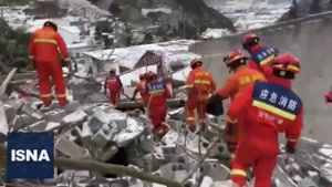 تصاویر رانش مهیب زمین در چین | ۴۷ نفر دفن شدند