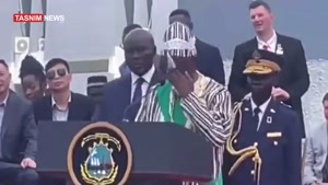 تصاویر لحظه غش کردن آقای رئیس‌جمهور در مراسم تحلیف