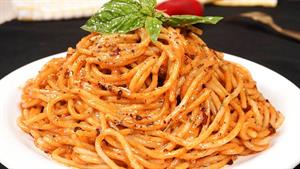 طرز تهیه اسپاگتی کلاسیک گوجه فرنگی 