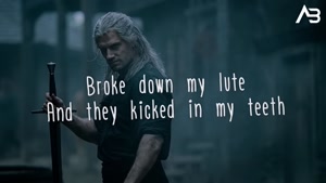 Toss A Coin To Your Witcher (Lyrics - Lyric Video) [Jaskier 
