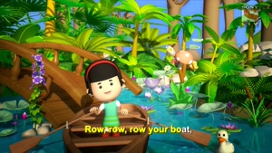 Row Row Row Your Boat with Lyrics