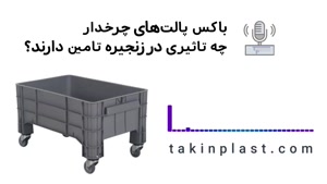  باکس پالت های چرخدار تکین پلاست|راهکارهای نوین زنجیره تامین