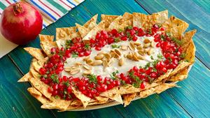 طرز تهیه فته بادمجان پیش غذای لبنانی