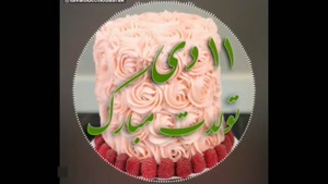 کلیپ تبریک تولد 11 دی / کلیپ شاد تبریک تولد دی ماهی