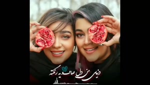 کلیپ یلدات مبارک رفیق / یکسال دیگم گذشت رفیق یلدات مبارک