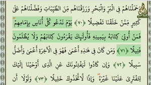 تفسير مختصر آيه 71 سوره اسراء ( يوم ندعو کل اناس بامامهم ...