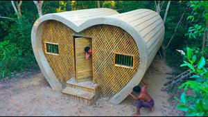 ساخت خانه دوست داشتنی در جنگل عمیق با مهارت اولیه - 1