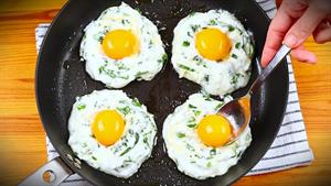 طرز تهیه صبحانه اسفناج با تخم مرغ