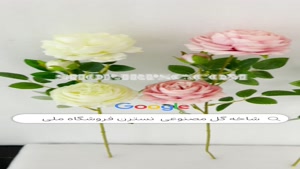 تولیدشاخه گل مصنوعی نسترن مدل 3 گل دارای 4 رنگ بندی پخش از ف