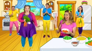 آموزش زبان  کودک با موضوع فواید خوردن سبزیجات