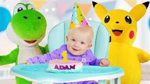 اولین تولد بچه آدام - جشن تولد بچه ها