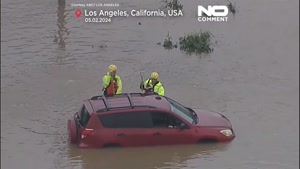 تصاویری از طوفان و سیل مرگبار در ایالت کالیفرنیا آمریکا