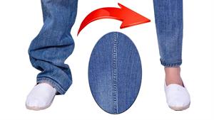 چگونه شلوار جین را مخروطی نگه داریم