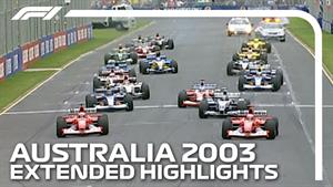 نکات برجسته مسابقه - جایزه بزرگ استرالیا 2003