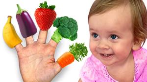 ماجرای مایا و مری -  خانواده انگشت با رنگ سبزیجات