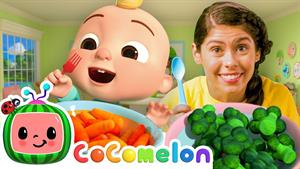 انیمیشن کوکوملون - اولین کلمات را با بله، بله، سبزیجات یاد ب