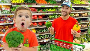 ولاد و نیکی - غذای سالم در سوپرمارکت
