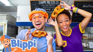 کارتون بلیپی - کاوش در هنر ساخت چوب شور با Blippi