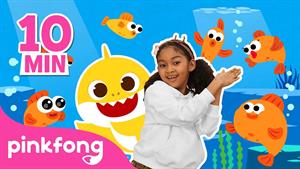 pinkfong baby shark - بیبی شارک - مجموعه رقص در کنار