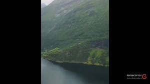 مینی آبشاری زیبا در نروژ