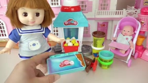 عروسک بازی کودکانه با داستان سازنده بستنی