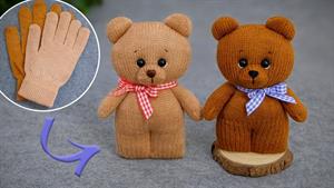 ایده ساختن خرس های فوق العاده بدون چسب