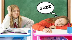 آملیا و آولینا در مورد اهمیت داستان خواب در زمان یاد میگیرند