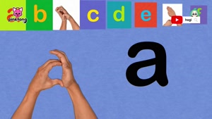 Phonics | a, b, c, d, e | ABC with Hands 