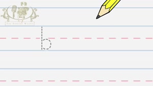 Write the letter B| Alphabet Writing lesson for children