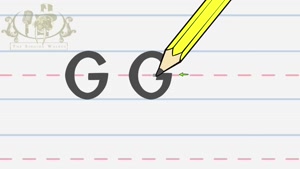 Write the letter G | Alphabet Writing lesson for children 