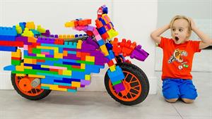 ولاد و نیکی - کریس سوار بر دوچرخه ورزشی اسباب بازی