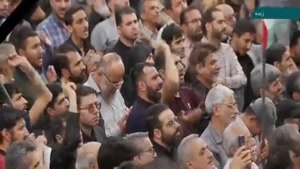 کلیپ مراسم غمگین شهادت رئیس جهمور در تهران