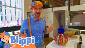 کارتون بلیپی - Blippi و موزه شیشه ای!