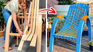 نحوه ساخت مبلمان فضای باز: صندلی جدید برای فصل بهار