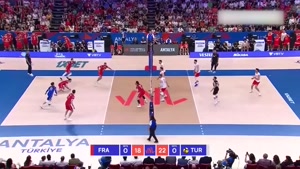 خلاصه والیبال ترکیه 1 - فرانسه 3